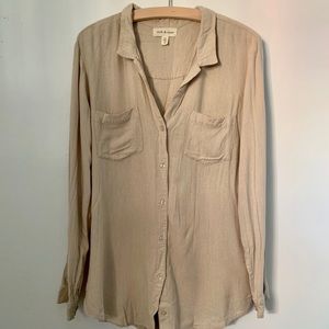 Anthropologie Cloth and Stone Button Up